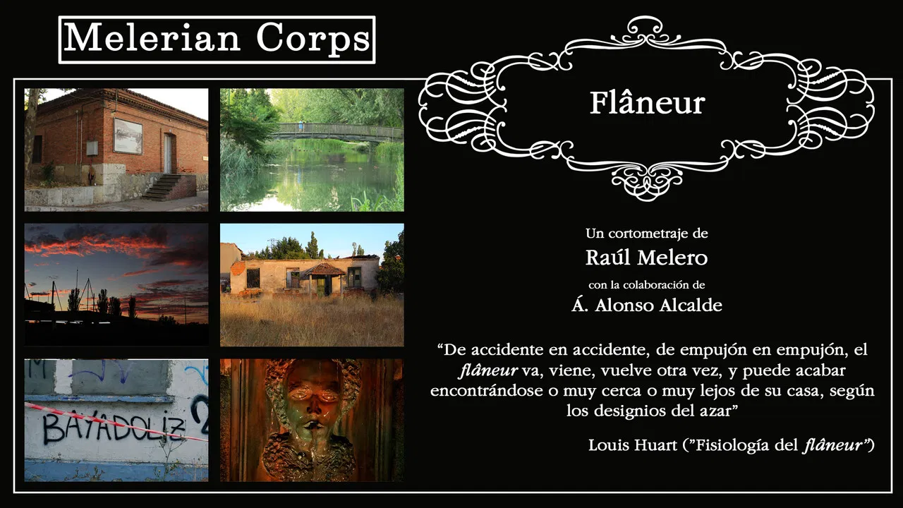 Flâneur (El paseador) backdrop