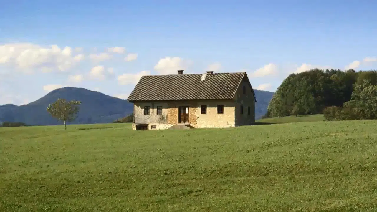 Little Houses backdrop