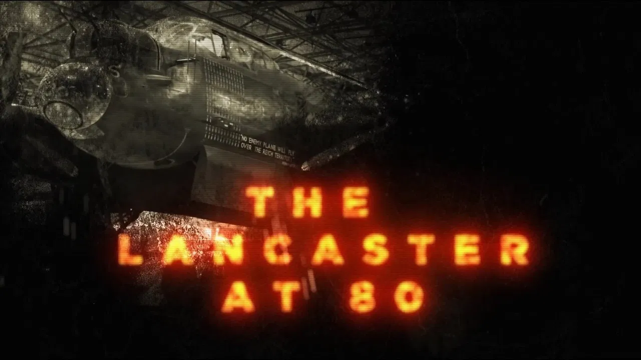 The Lancaster Bomber at 80 with David Jason backdrop