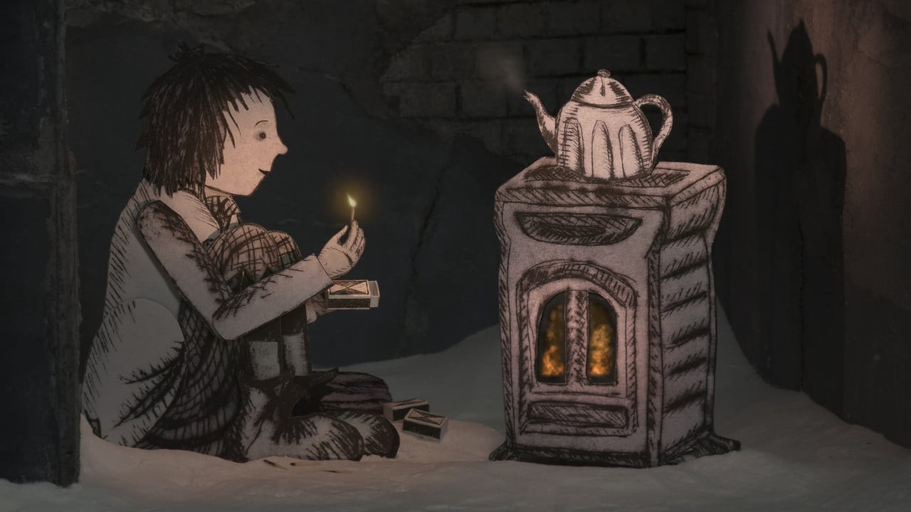 La Petite Marchande d'allumettes backdrop