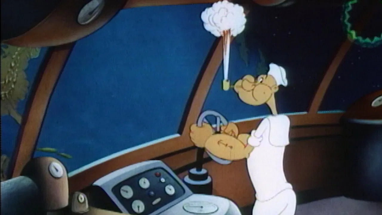 Popeye, the Ace of Space backdrop