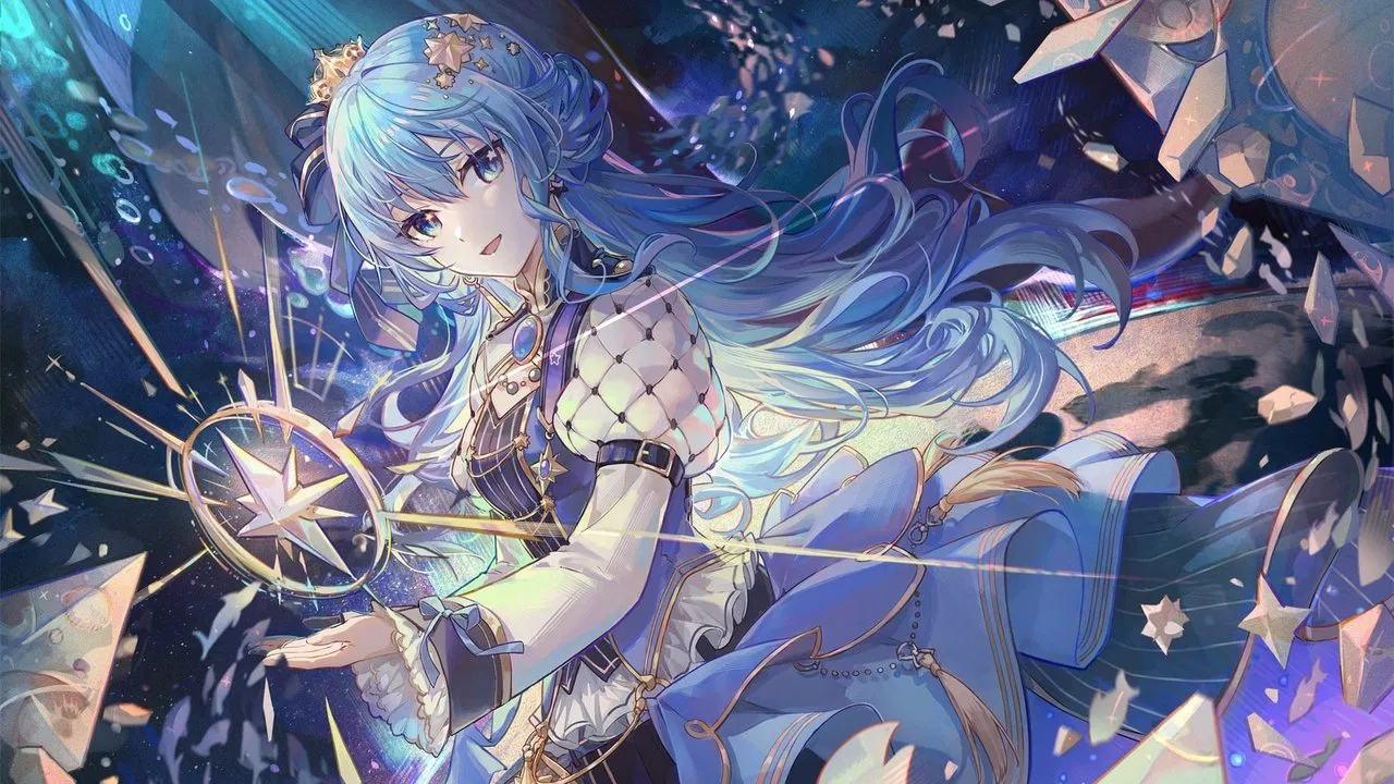 Hoshimachi Suisei 1st Solo Live "STELLAR into the GALAXY" backdrop