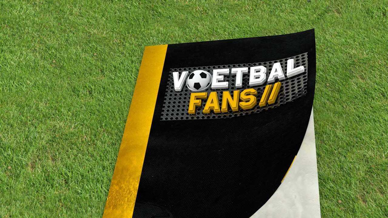 Voetbalfans backdrop