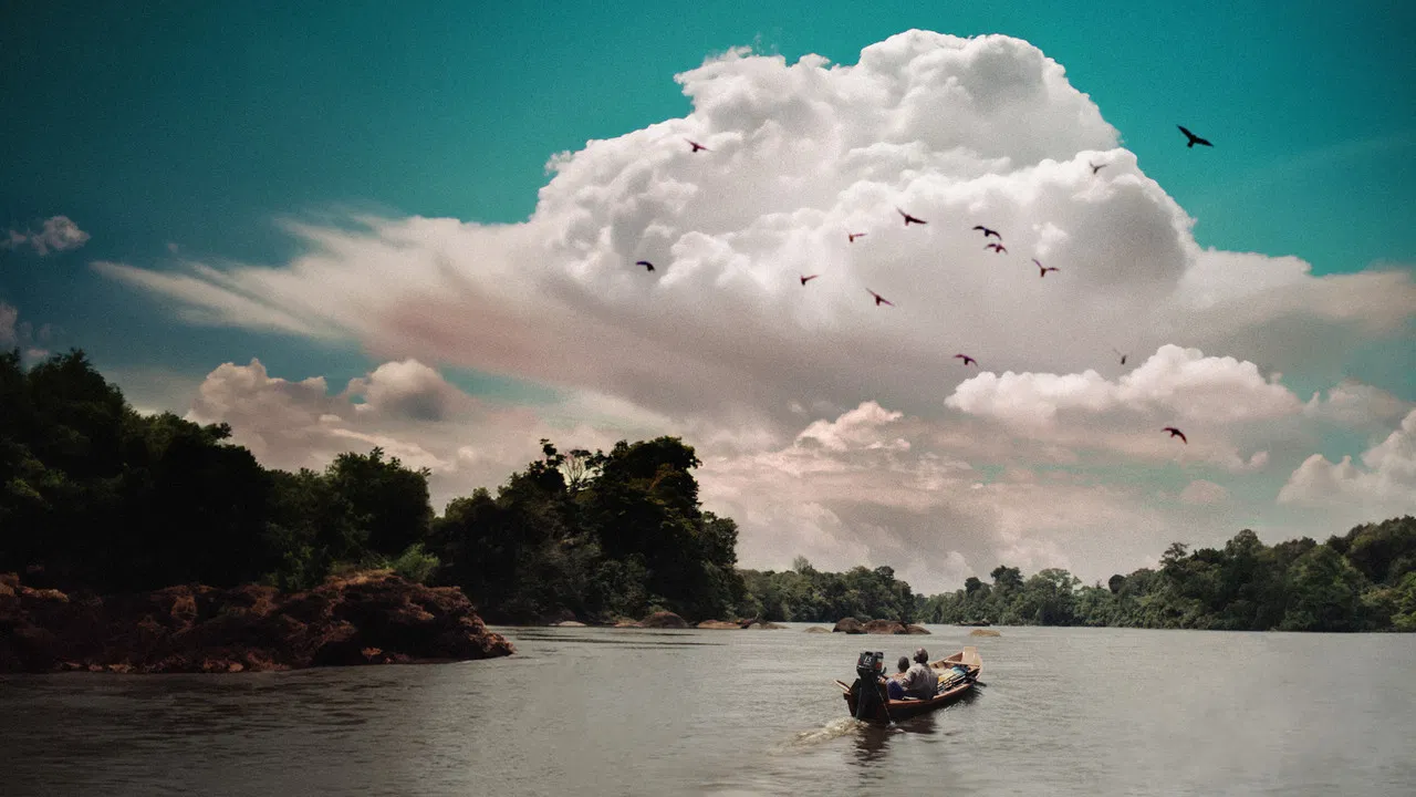 Up The River backdrop