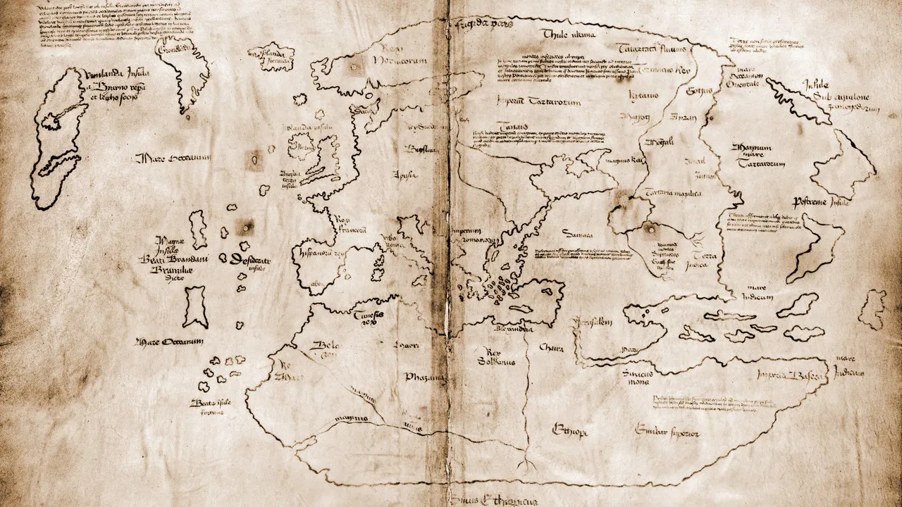 La mystérieuse carte Viking backdrop