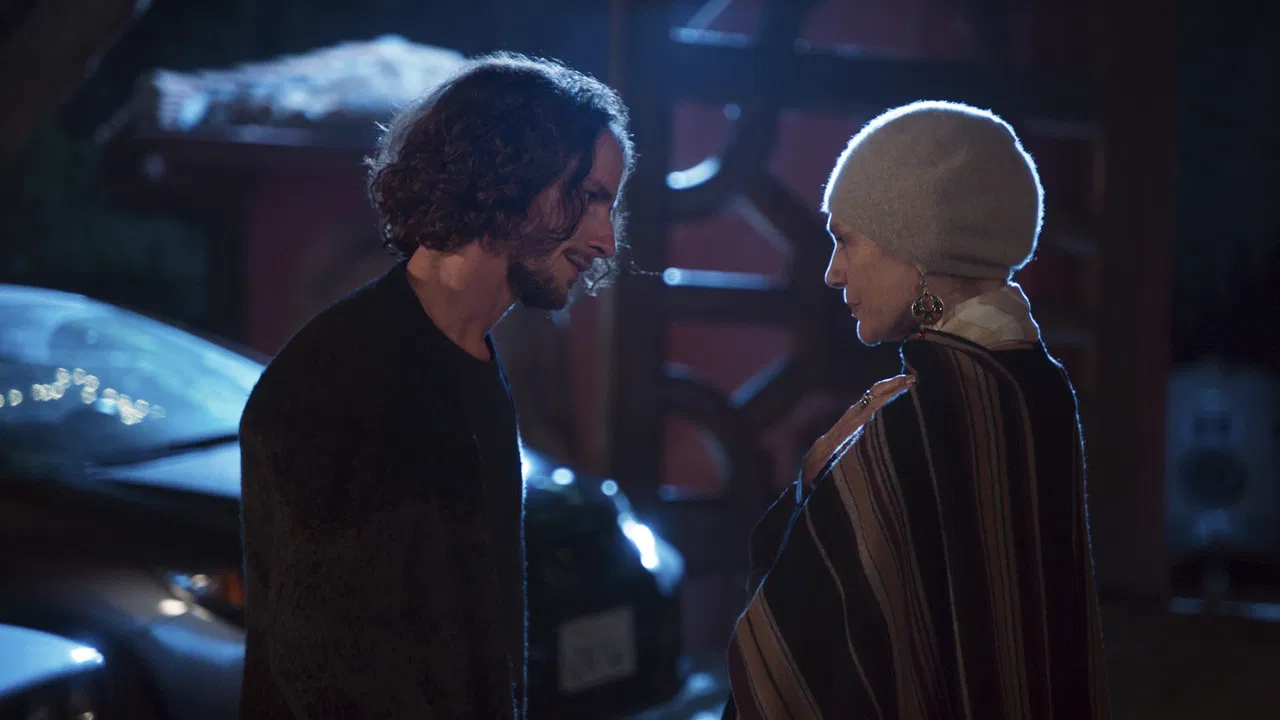 Loren & Rose backdrop