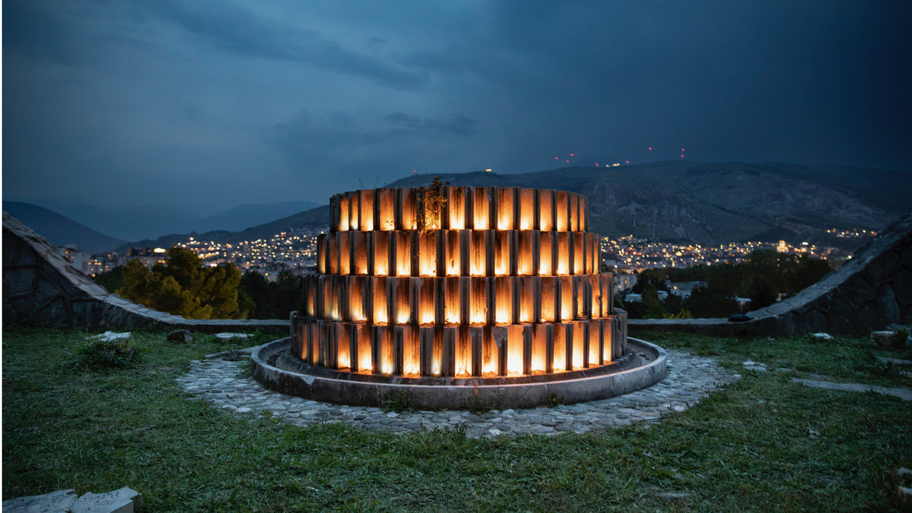 The Partisan Necropolis backdrop