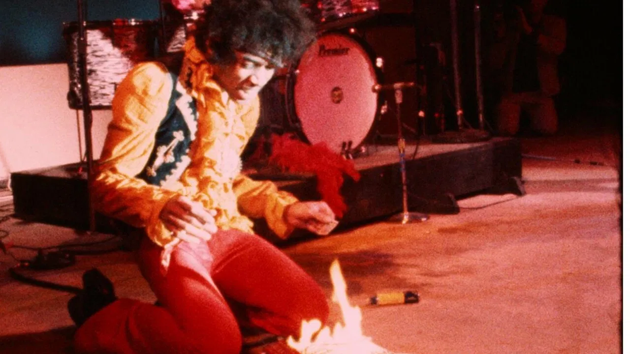 The Jimi Hendrix Experience: Live at Monterey backdrop
