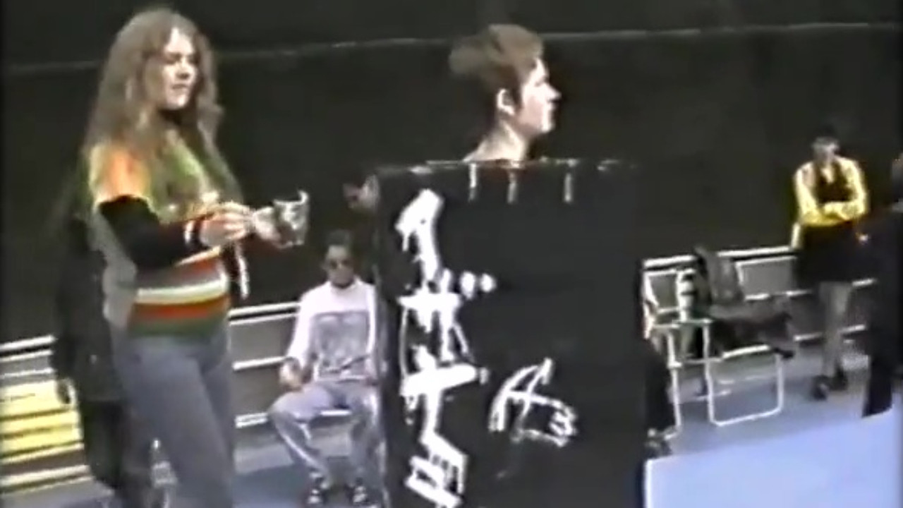 Adam and Eve. Liberation From Original Sin backdrop