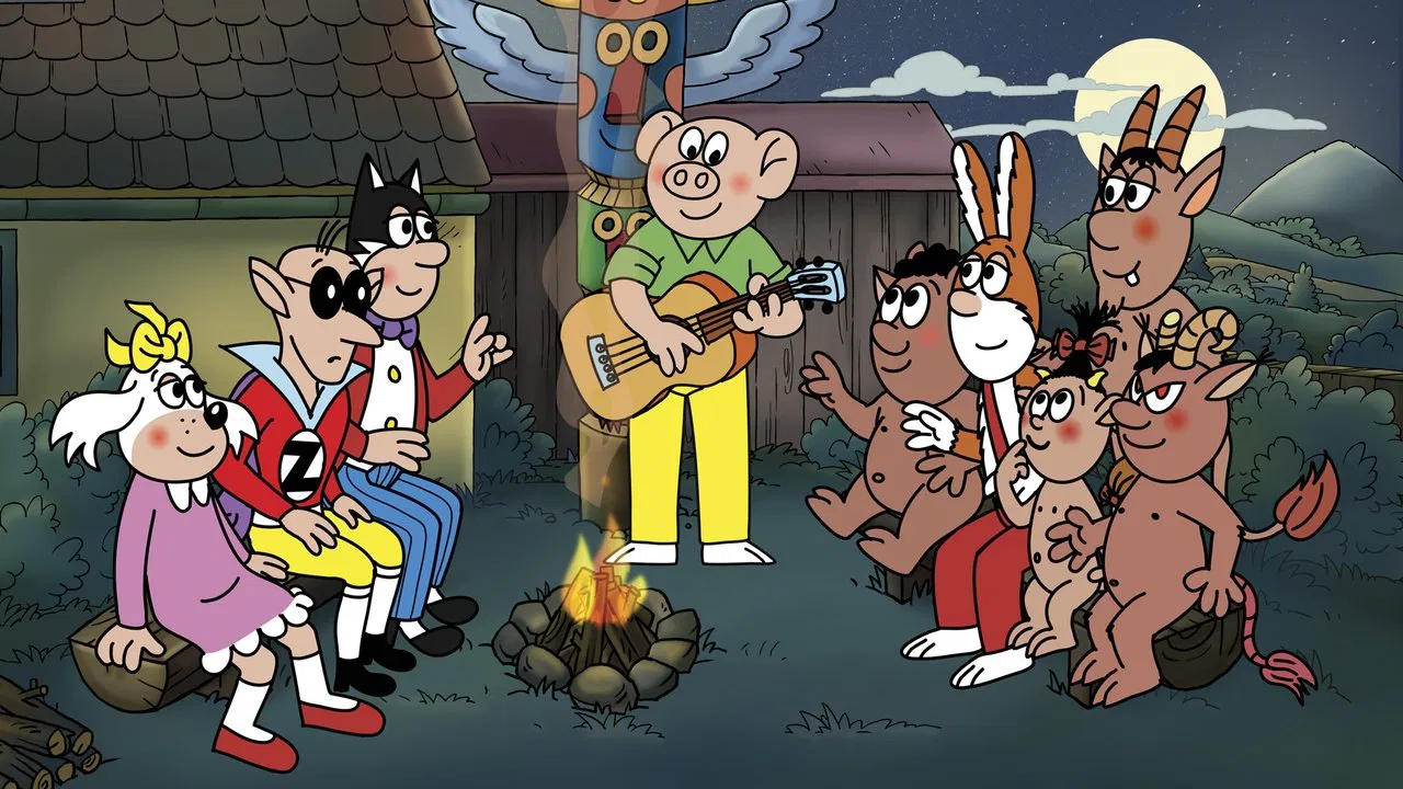 Velké dobrodružství Čtyřlístku backdrop