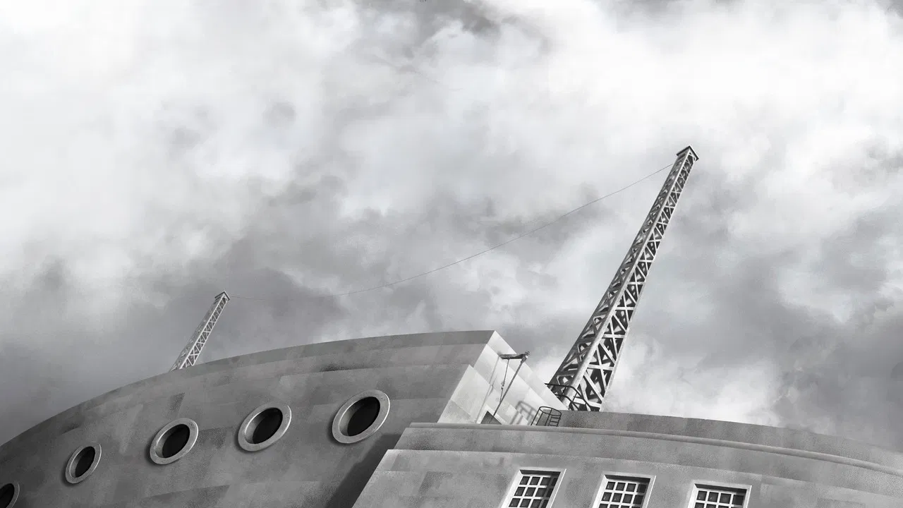 Public Service Broadcasting - BBC Proms - This New Noise - Live At The Royal Albert Hall backdrop