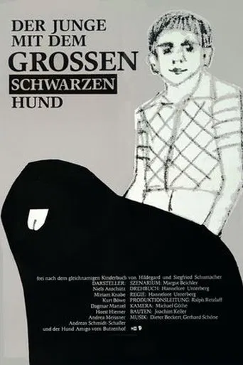 The Boy with the Big Black Dog poster