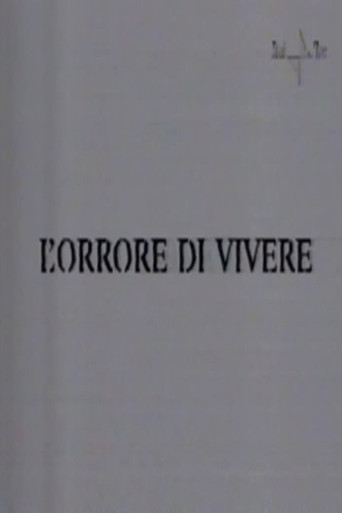 L'orrore di vivere poster