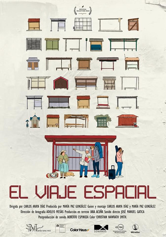 El viaje espacial poster