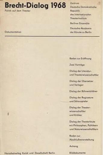 Brecht Dialog poster