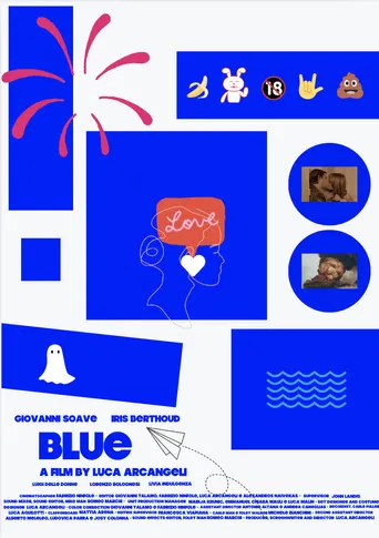 Blue poster