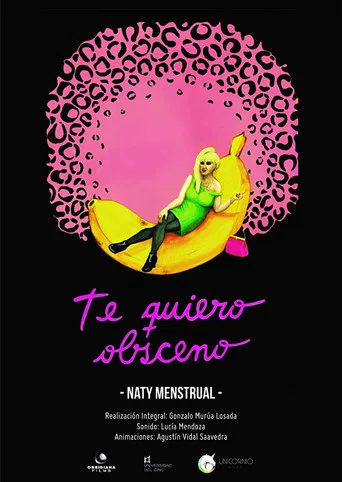 Te quiero obsceno poster