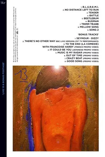 Blur: Live 13 & Bonus Footage poster