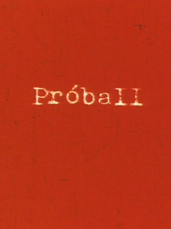 An Attempt (Test II) poster