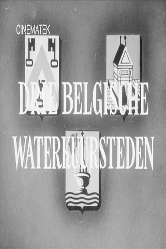 Drie Belgische Waterkuursteden poster