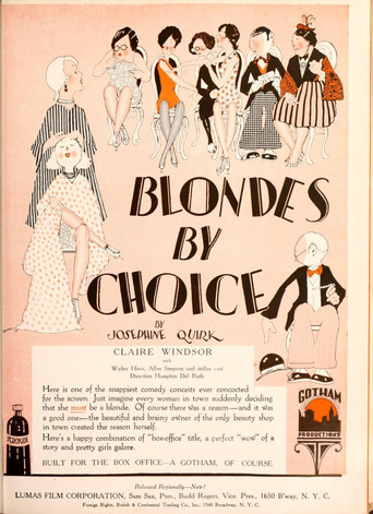 Blondes by Choice poster