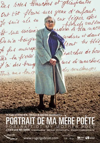 Portrait de ma mère poète poster