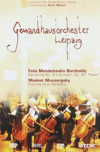 Gewandhausorchester Leipzig: Mendelssohn/Mussorgsky (Masur) poster