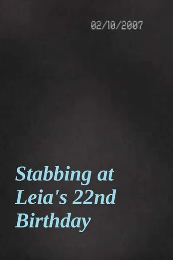 Stabbing at Leia's 22nd Birthday poster