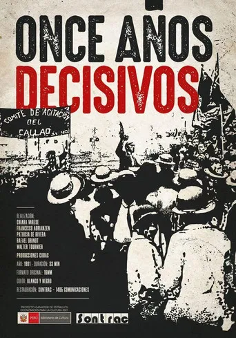 Once años decisivos poster