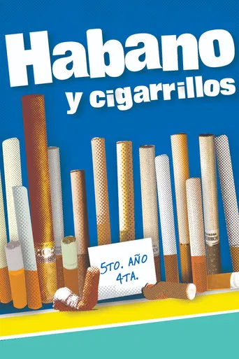 Habano y cigarrillos poster
