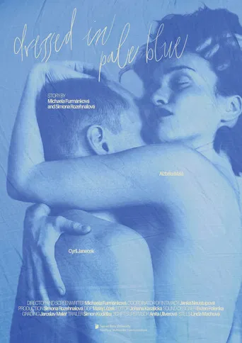 V bleděmodré oblečeni poster