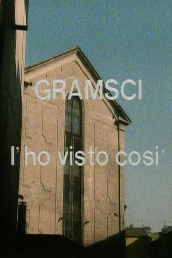 Gramsci l'ho visto così poster