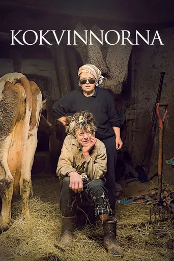 Women with Cows poster