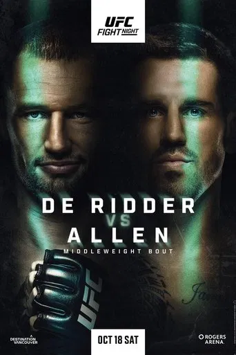 UFC Fight Night 262: de Ridder vs. Allen poster