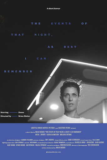 The Events of That Night, As Best I Can Remember poster