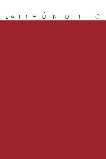Latifúndio poster