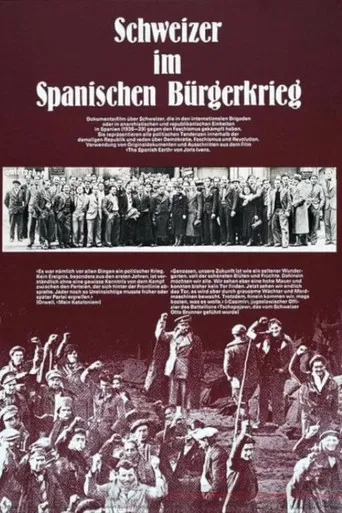 Schweizer im Spanischen Bürgerkrieg poster