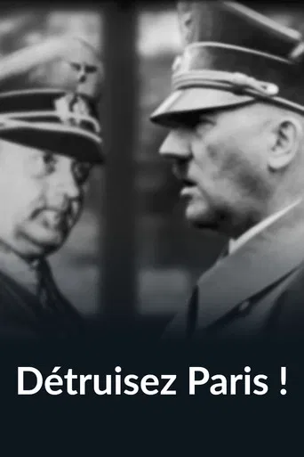 Détruisez Paris ! poster