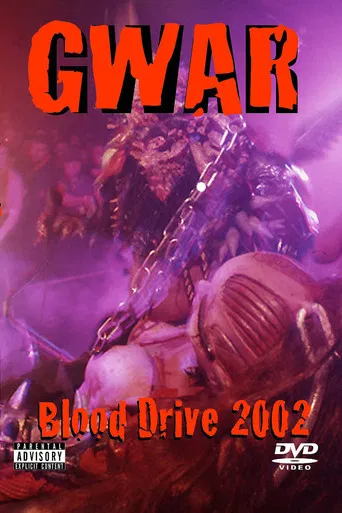 GWAR: Blood drive 2002 poster