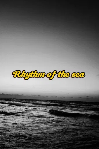 Rhythm of the sea (monochrome version) poster