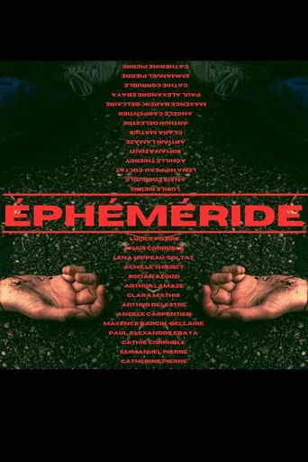 Ephéméride poster