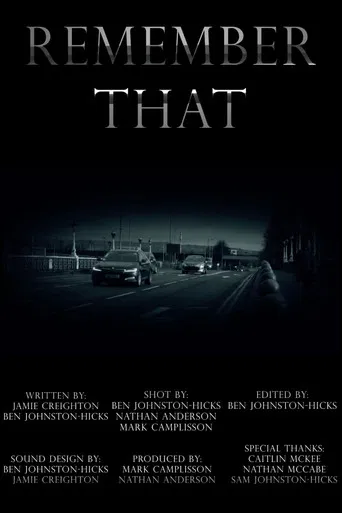 Remember That poster