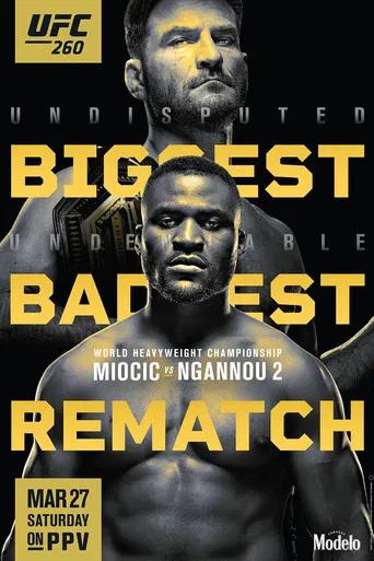UFC 260: Miocic vs. Ngannou 2 poster