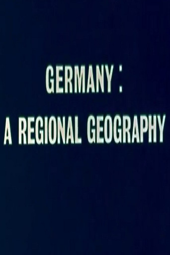 Germany: A Regional Geography poster