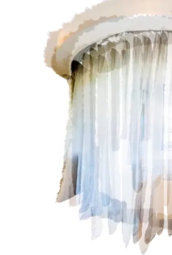 Silence lay steadily against the wood and stone poster