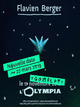 Flavien Berger - Live at Olympia poster