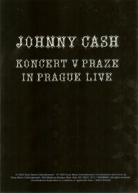 Johnny Cash: Live in Prague poster