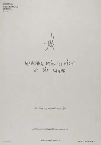 Sometimes i don't know where the sun poster