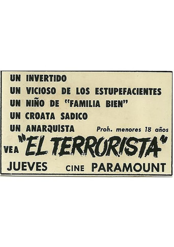 El terrorista poster