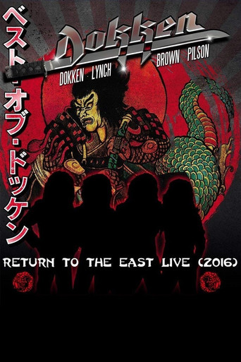 Dokken: Return to the East Live 2016 poster